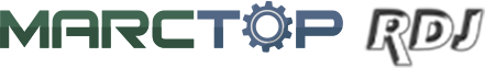 Logo da Marctop e Grupo RDJ
